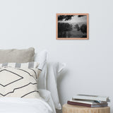 Mist of Valley Forge in Black and White Framed Photo Paper Wall Art Prints