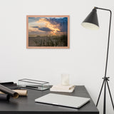 Anna Maria Island Cloudy Sunset 2 Coastal Landscape Framed Photo Paper Wall Art Prints