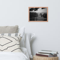 Mist of Valley Forge in Black and White Framed Photo Paper Wall Art Prints