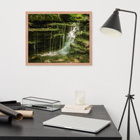 Pixley Waterfall 1 Landscape Framed Photo Paper Wall Art Prints