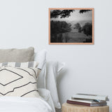 Mist of Valley Forge in Black and White Framed Photo Paper Wall Art Prints