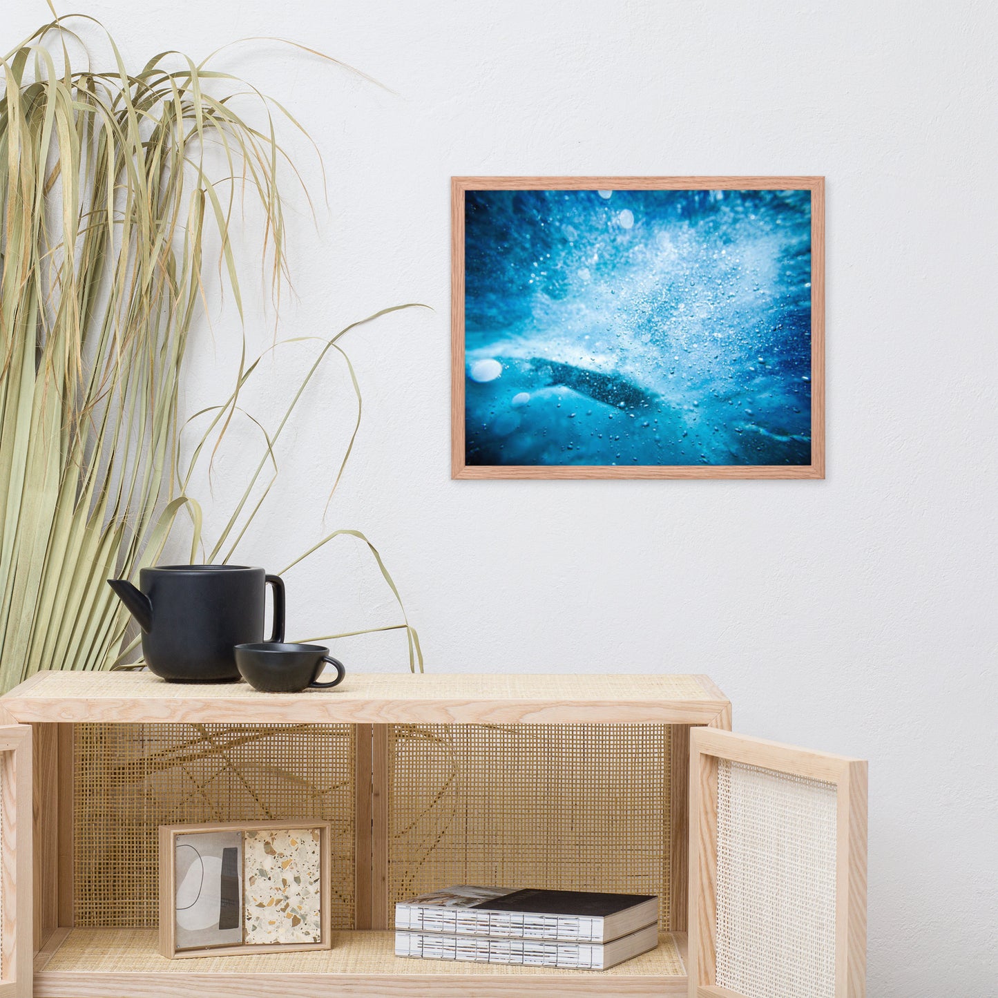 Moment of Zen Coastal Lifestyle Abstract Nature Photograph Framed Wall Art Print