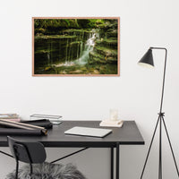 Pixley Waterfall 1 Landscape Framed Photo Paper Wall Art Prints