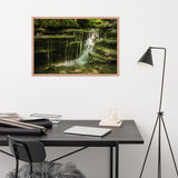 Pixley Waterfall 1 Landscape Framed Photo Paper Wall Art Prints