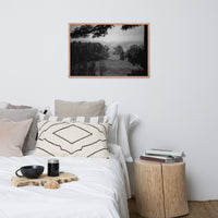 Mist of Valley Forge in Black and White Framed Photo Paper Wall Art Prints