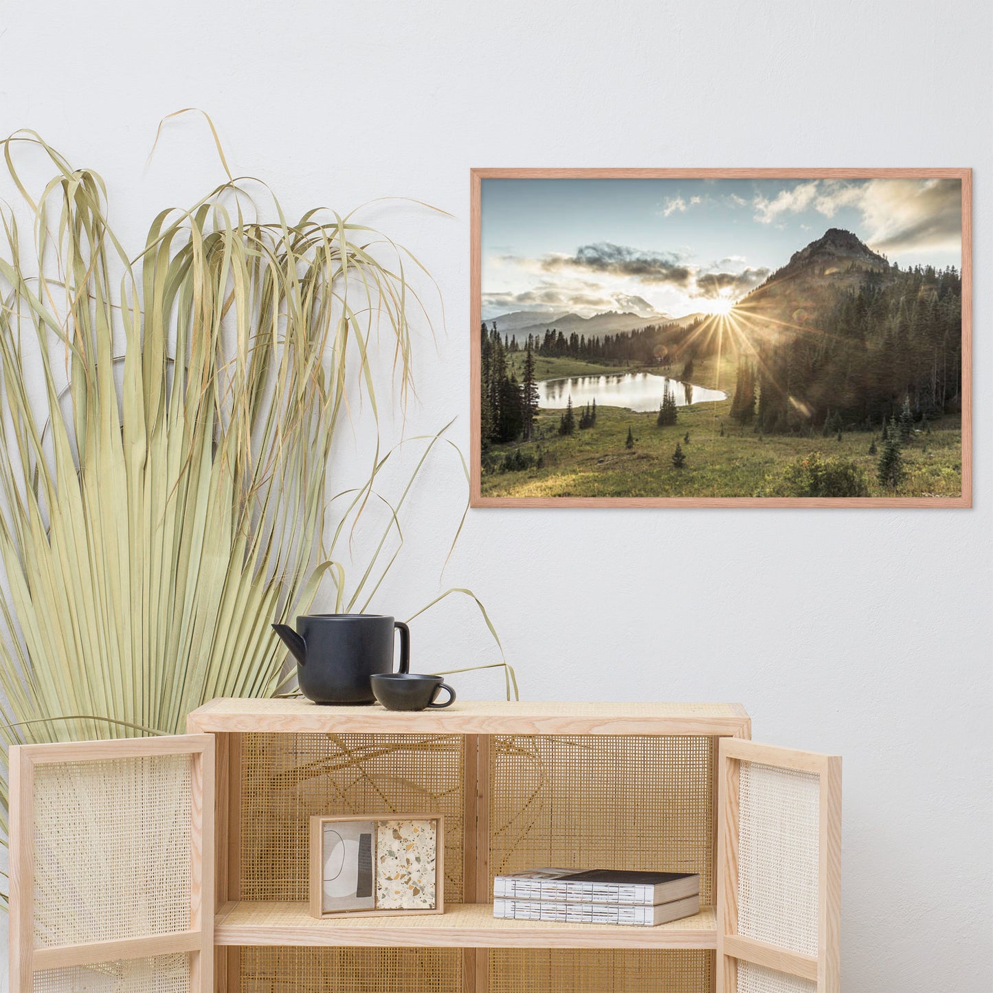 At Peace Rustic Landscape Photograph Framed Wall Art Print