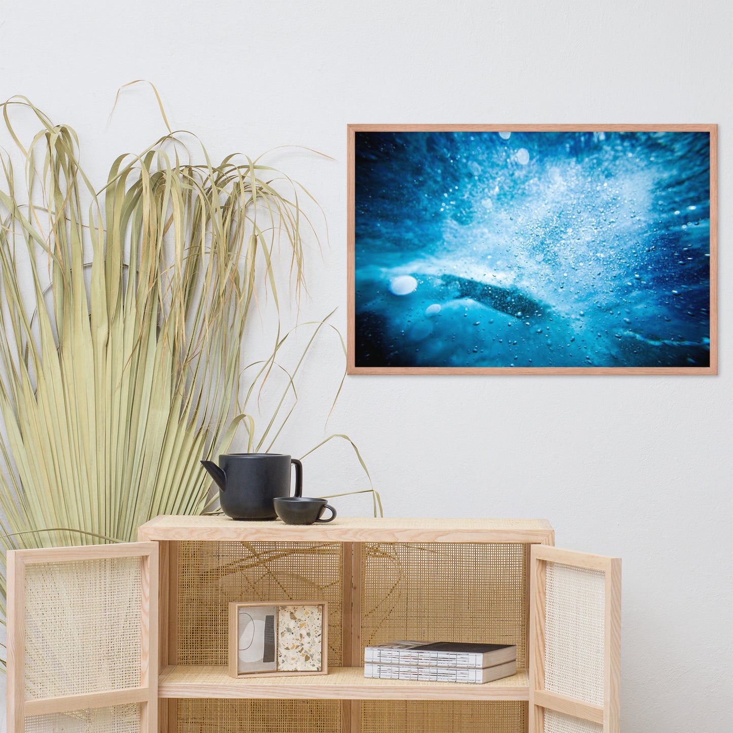 Moment of Zen Coastal Lifestyle Abstract Nature Photograph Framed Wall Art Print