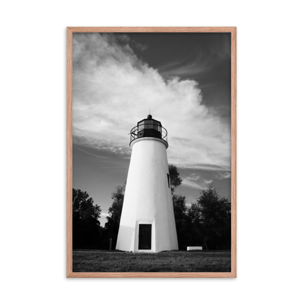 Touch the Sky Black & White Landscape Framed Photo Paper Wall Art Prints