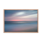 The Colors of Evening Abstract Coastal Landscape Framed Photo Paper Wall Art Prints