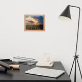 Anna Maria Island Cloudy Sunset 2 Coastal Landscape Framed Photo Paper Wall Art Prints