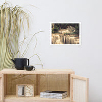 Misty Huay Mae Khamin Waterfall Thailand Framed Wall Art Prints