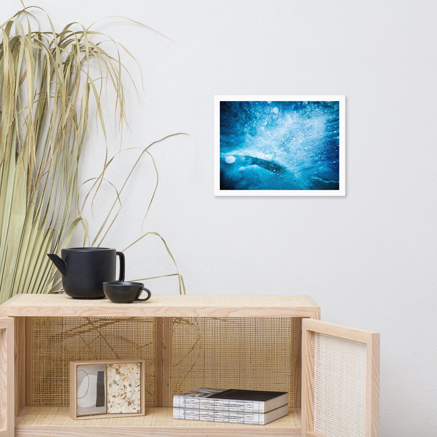 Moment of Zen Coastal Lifestyle Abstract Nature Photograph Framed Wall Art Print