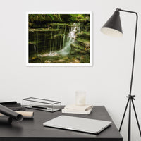 Pixley Waterfall 1 Landscape Framed Photo Paper Wall Art Prints
