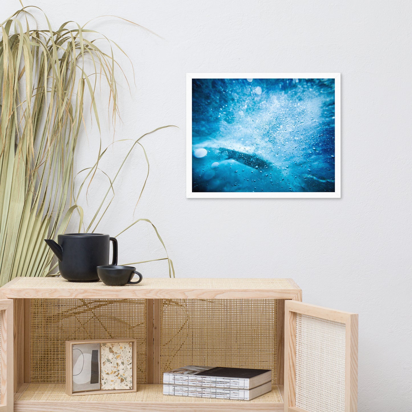 Moment of Zen Coastal Lifestyle Abstract Nature Photograph Framed Wall Art Print