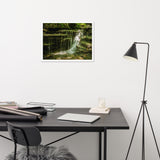 Pixley Waterfall 1 Landscape Framed Photo Paper Wall Art Prints