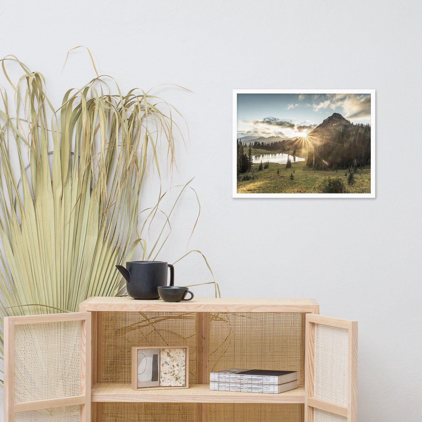 At Peace Rustic Landscape Photograph Framed Wall Art Print