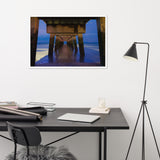 Under the Pier Coastal Landscape Framed Photo Paper Wall Art Prints