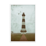 Aged Bodie Lighthouse Landscape Framed Photo Paper Wall Art Prints