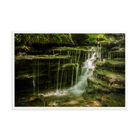 Pixley Waterfall 1 Landscape Framed Photo Paper Wall Art Prints
