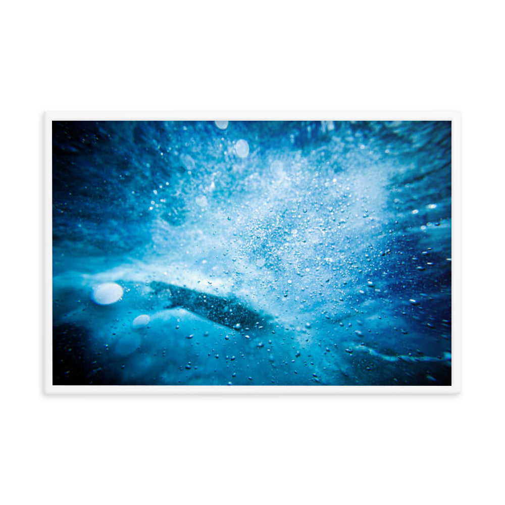 Moment of Zen Coastal Lifestyle Abstract Nature Photograph Framed Wall Art Print