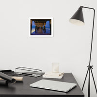 Under the Pier Coastal Landscape Framed Photo Paper Wall Art Prints