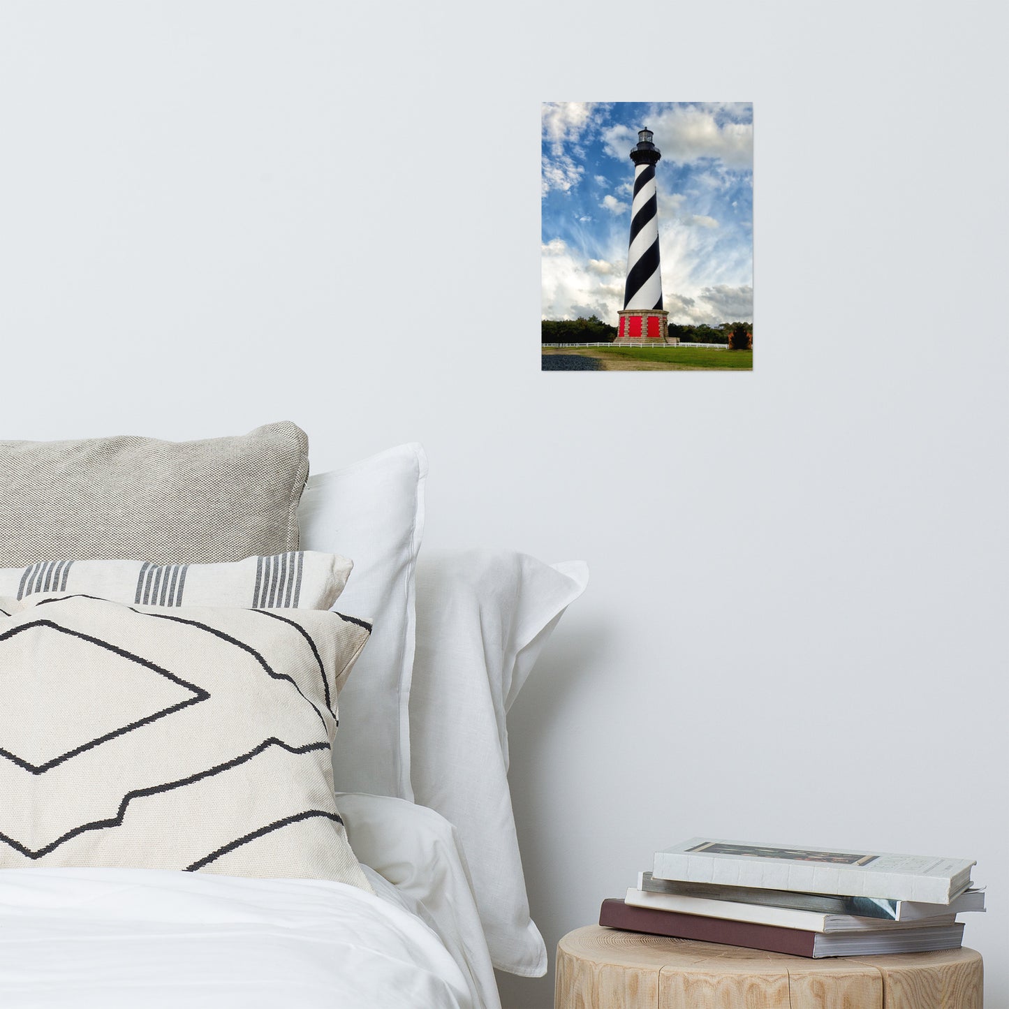 Cape Hatteras Lighthouse Landscape Photo Loose Wall Art Print