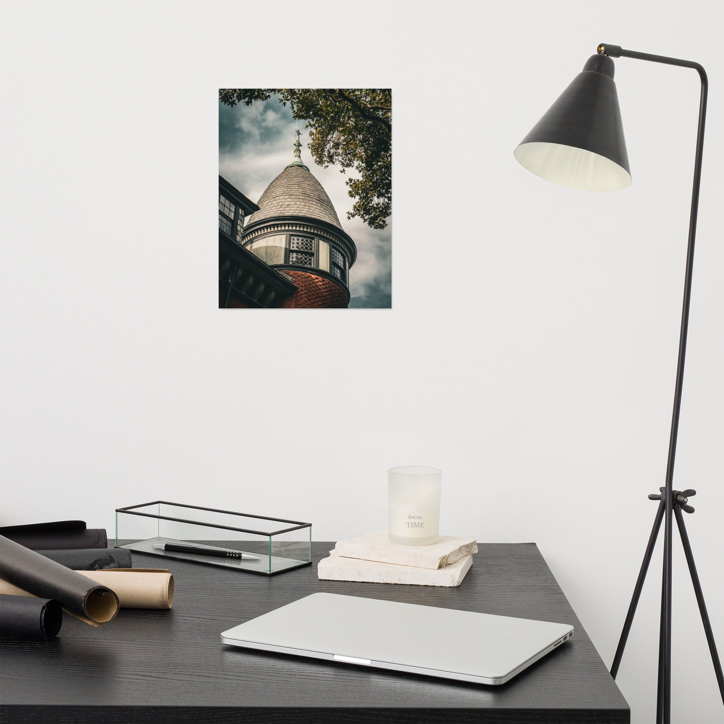 Cupola of Turret of George Baldwin House Savannah Ga Loose Wall Art Print