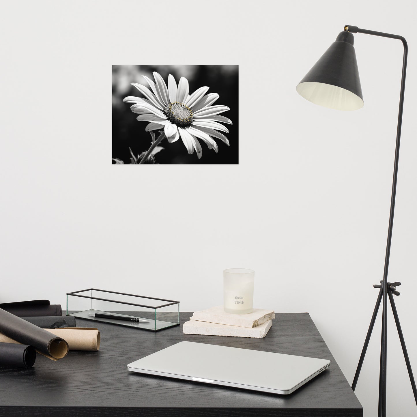 Simplicity's Beauty Photorealism - Digital Artwork Loose Art Print