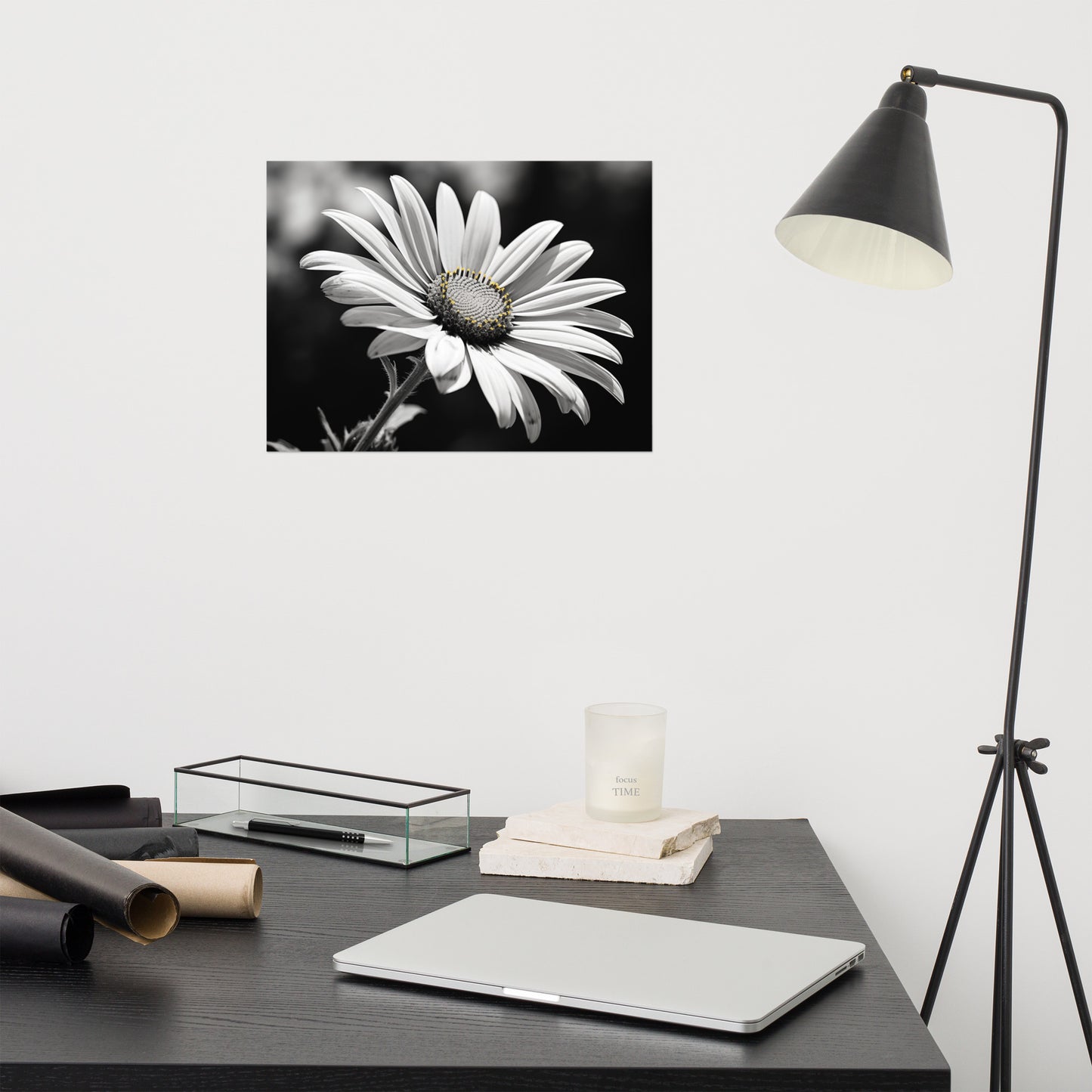 Simplicity's Beauty Photorealism - Digital Artwork Loose Art Print