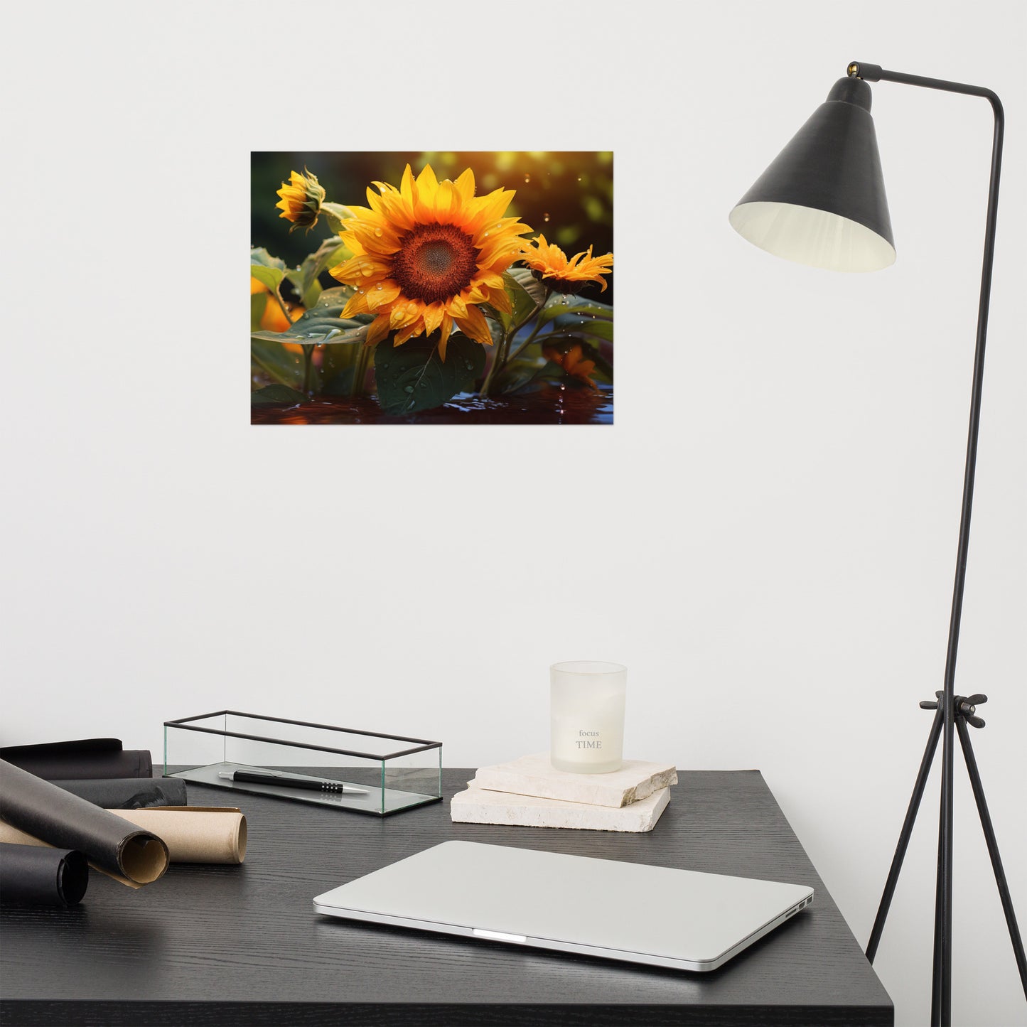 Sunlit Majesty Photorealism - Digital Artwork Loose Art Print