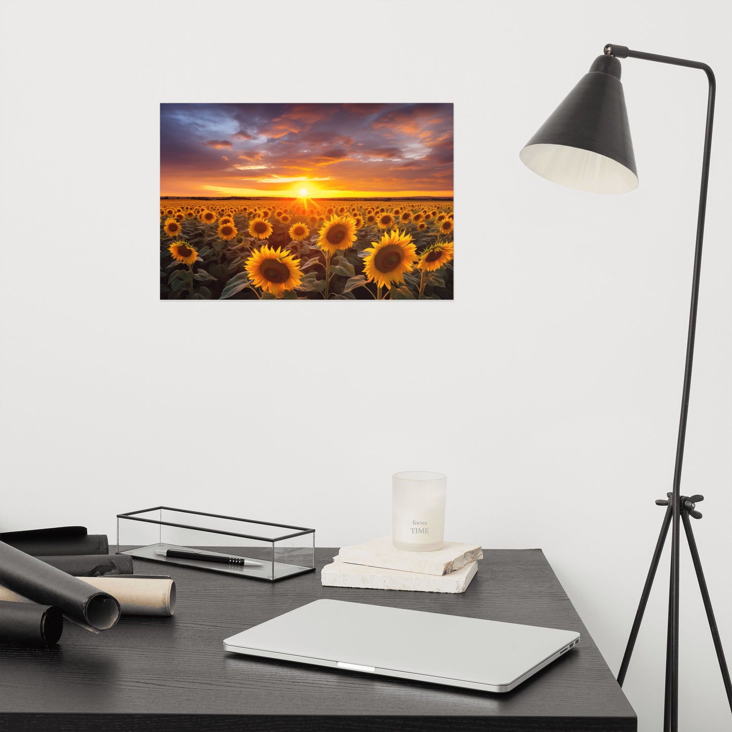 Field of Dreams Photorealism - Digital Artwork Loose Art Print