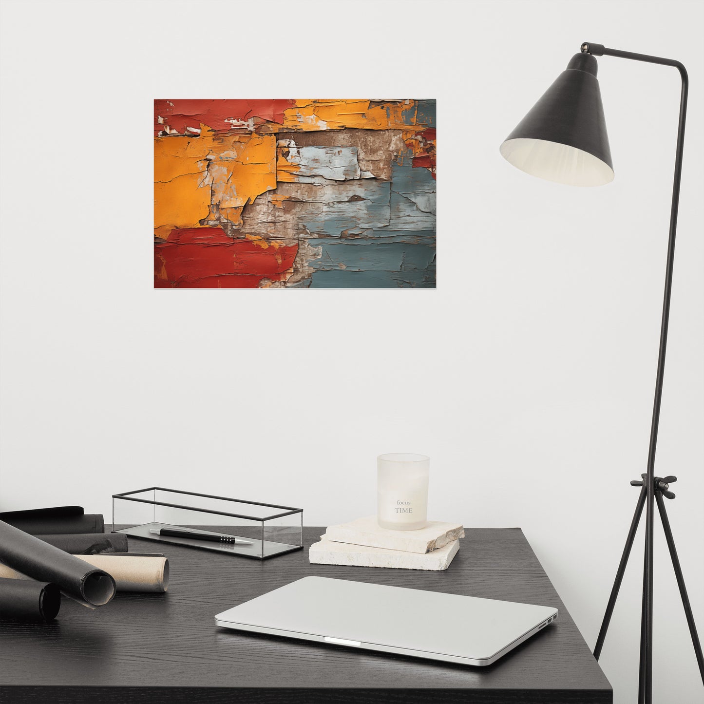 Layers of Time Photorealism - Digital Artwork Loose Art Print