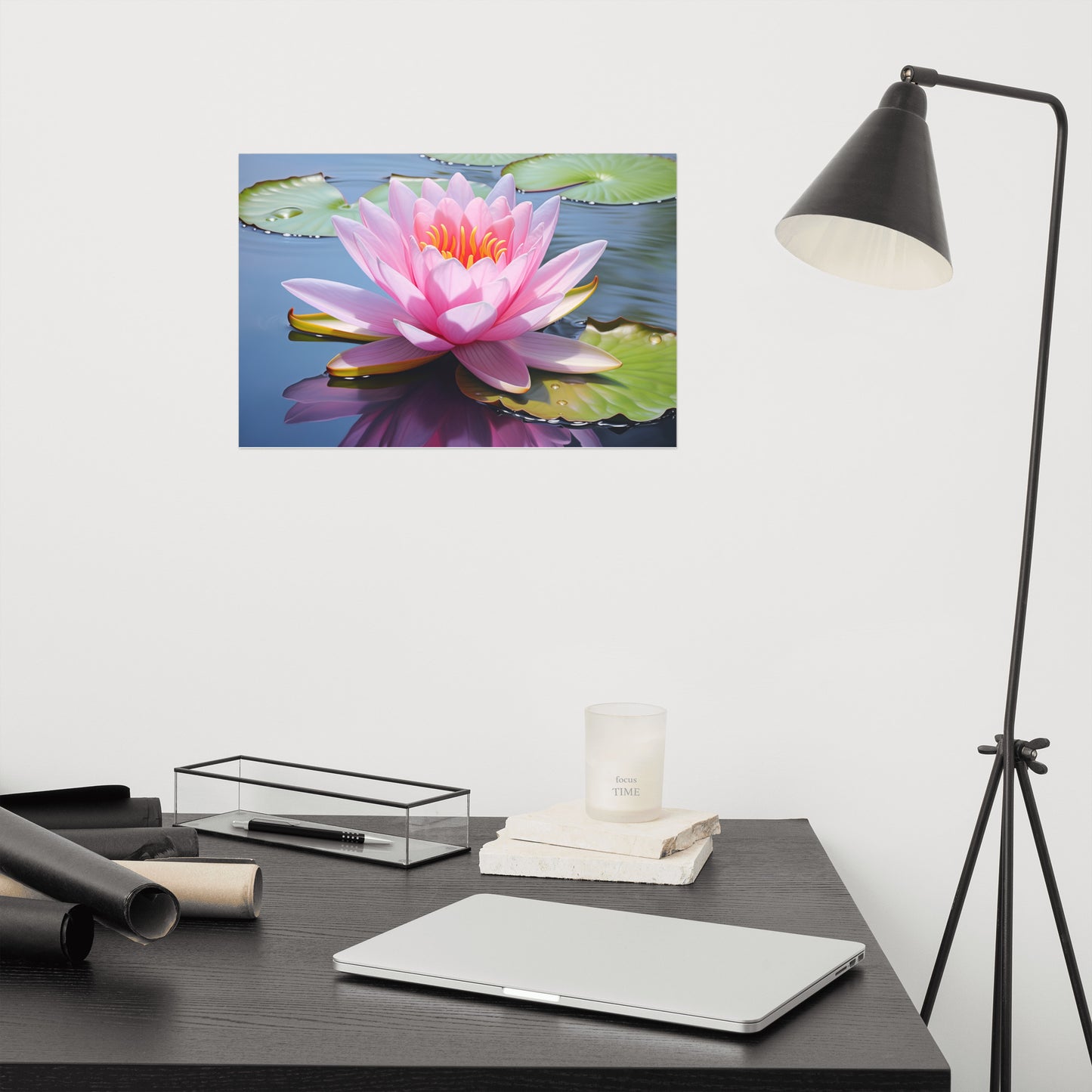 Lily Pad Dreams Illustration - Digital Artwork Loose Art Print