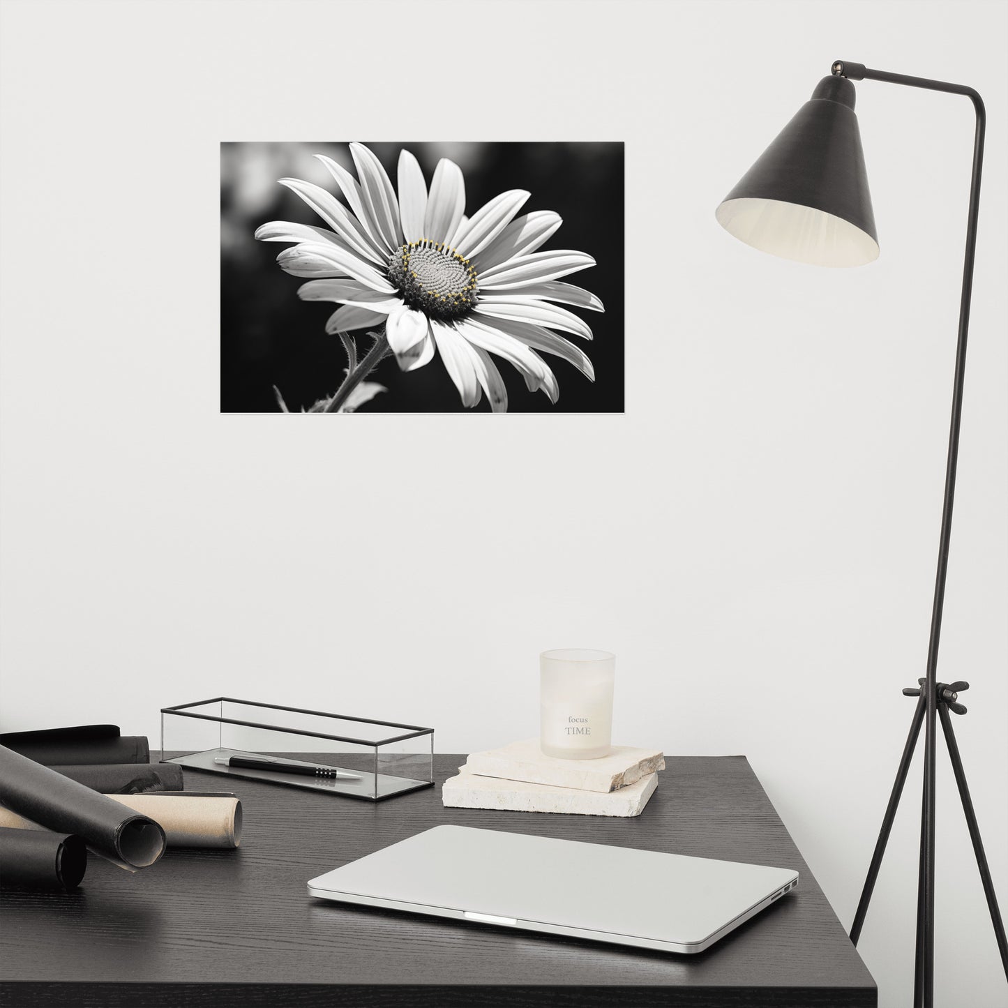 Simplicity's Beauty Photorealism - Digital Artwork Loose Art Print