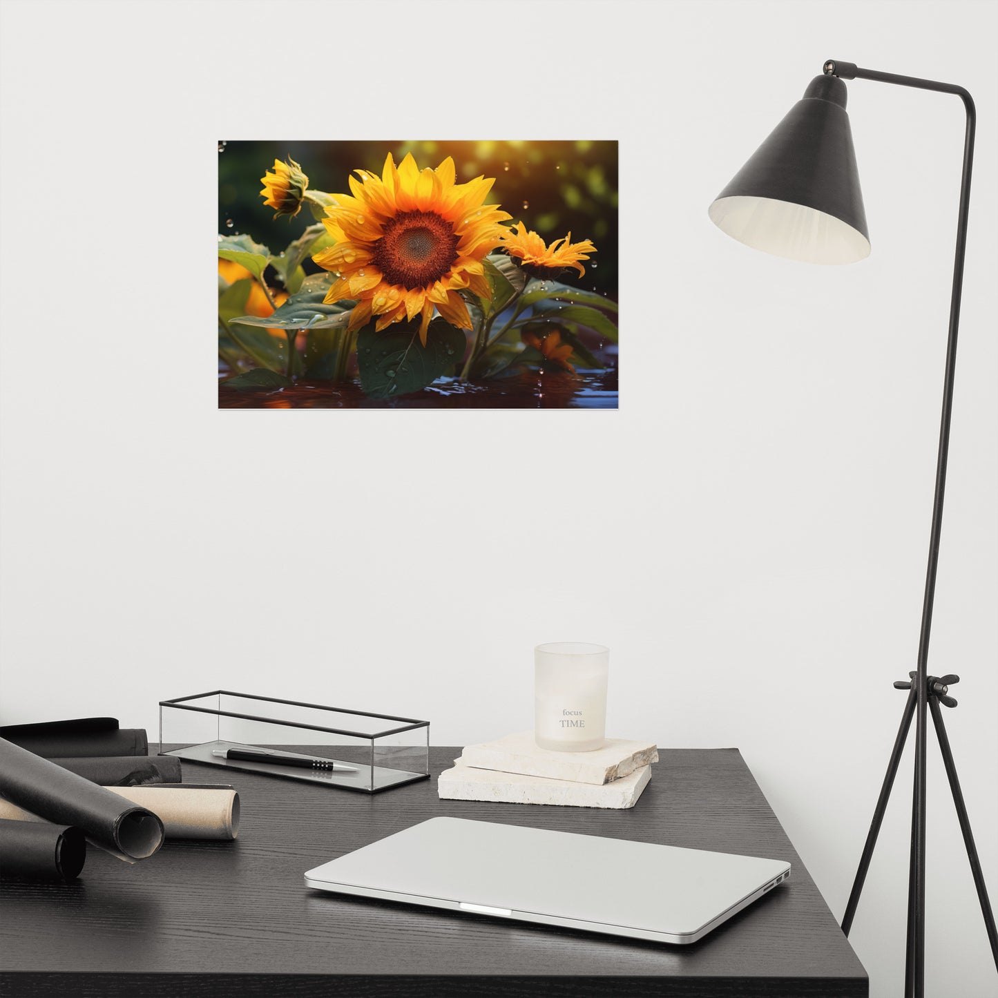 Sunlit Majesty Photorealism - Digital Artwork Loose Art Print