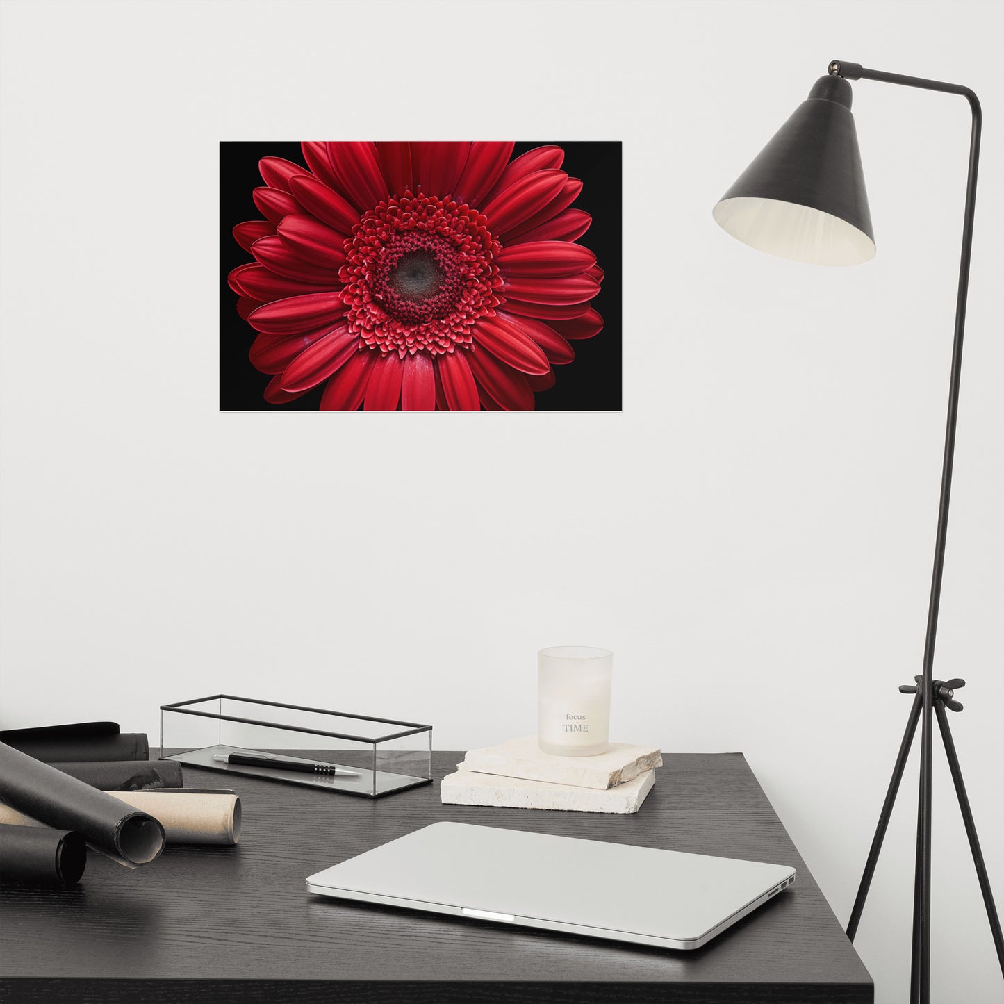 Flower Power Realism Painting Digital Artwork Loose Art Print