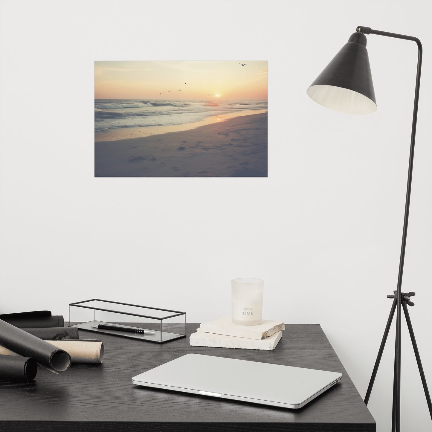 Seascape Dreams Realism Painting Digital Artwork Loose Art Print