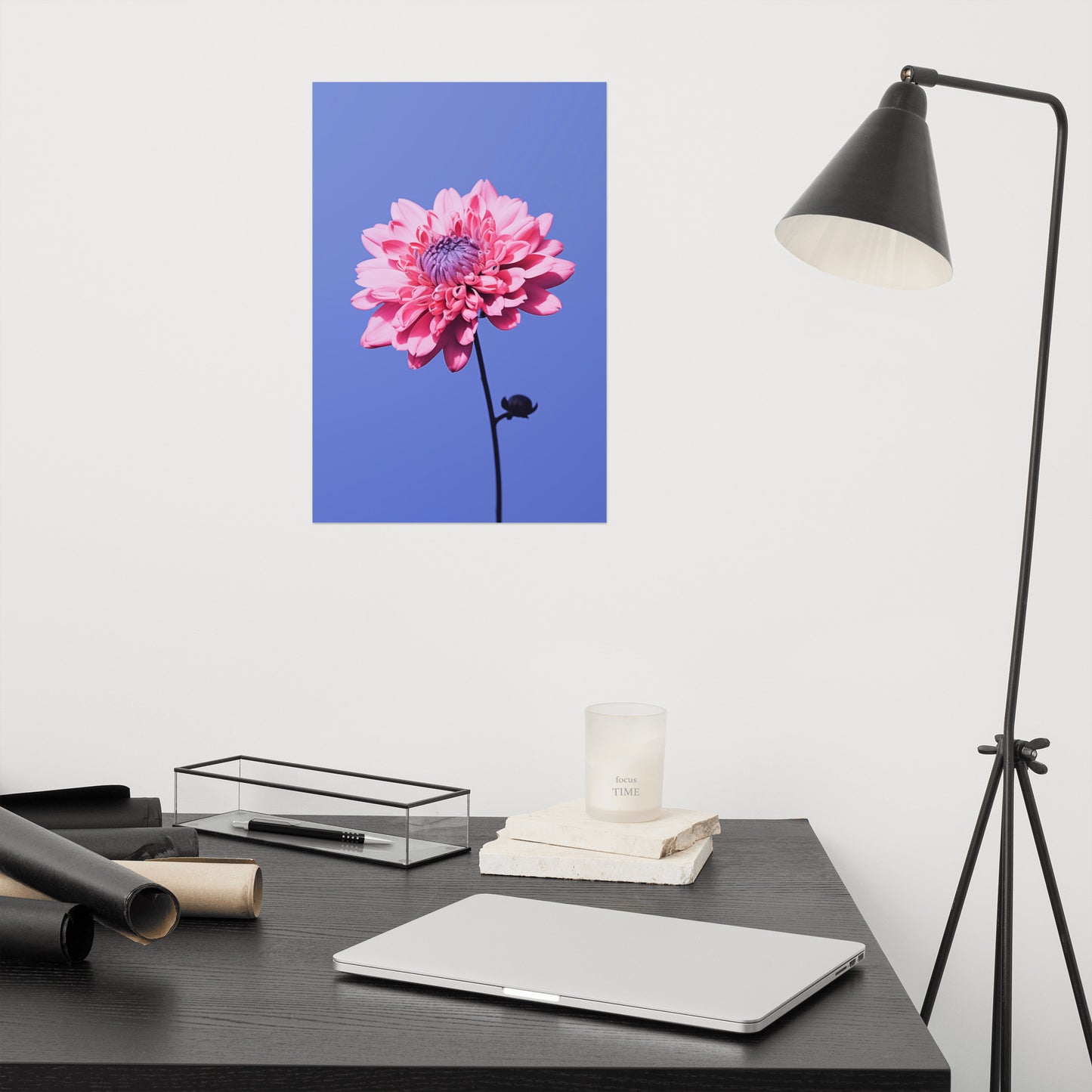 Sky Blossom Flower Photorealistic Painting Digital Artwork Loose Art Print