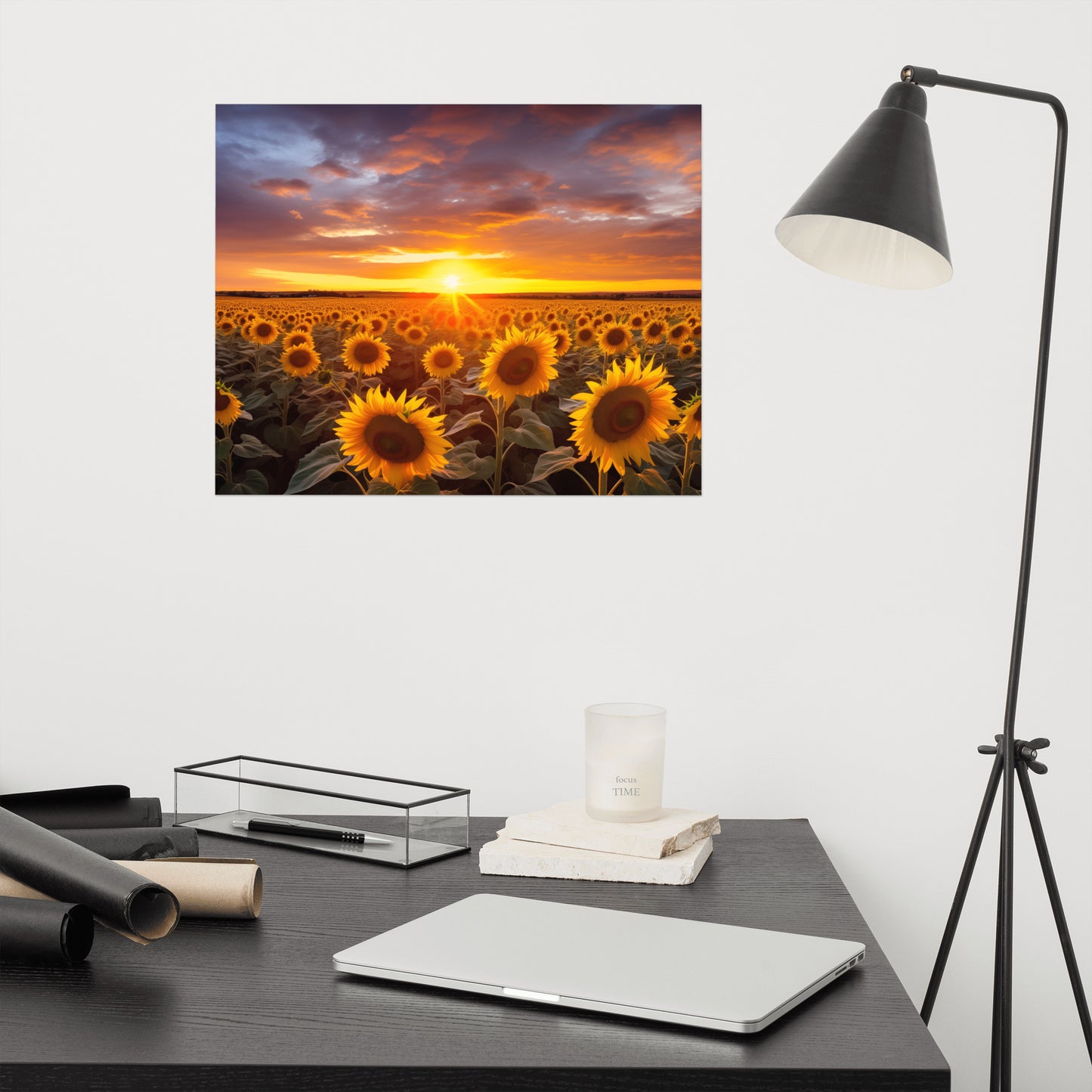 Field of Dreams Photorealism - Digital Artwork Loose Art Print