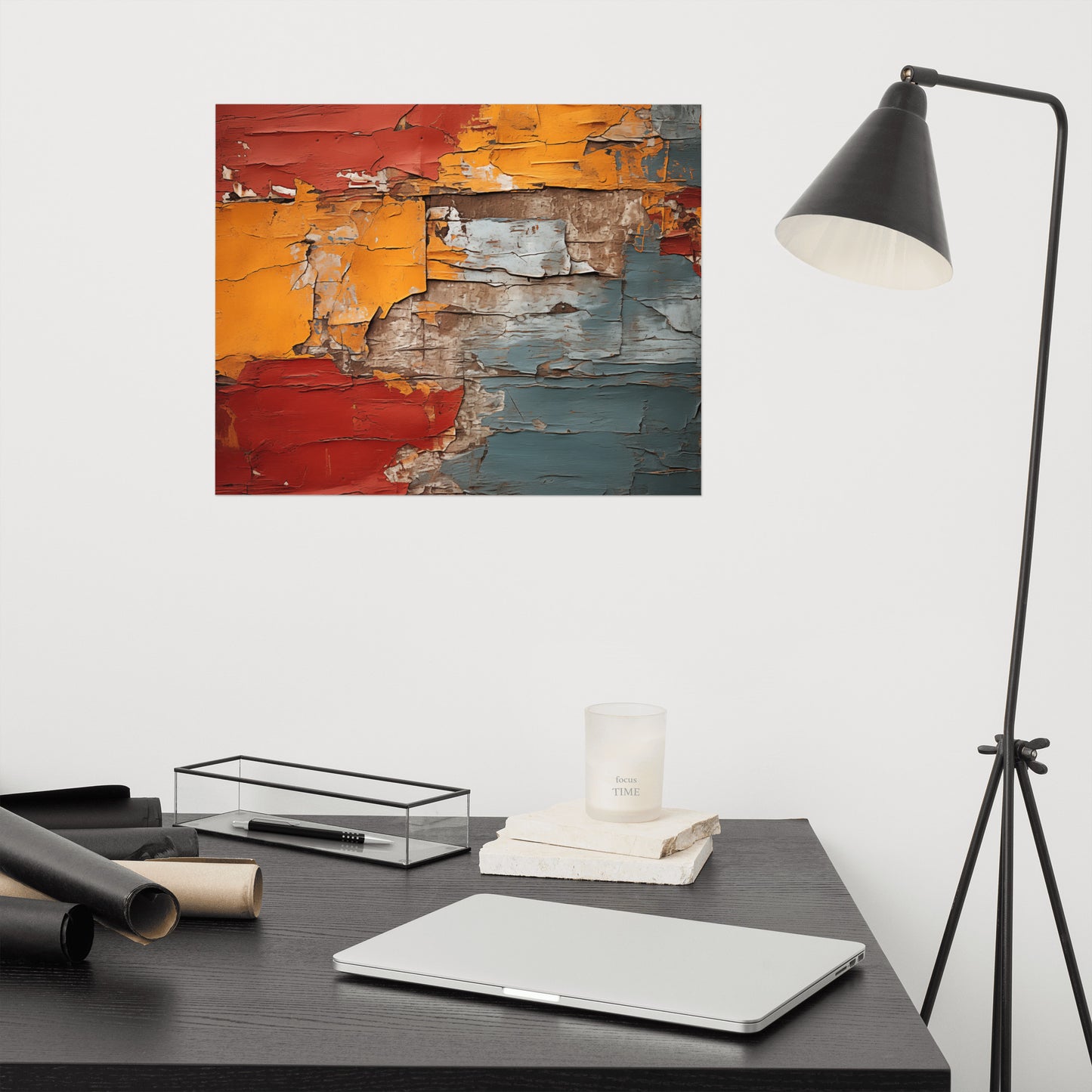 Layers of Time Photorealism - Digital Artwork Loose Art Print