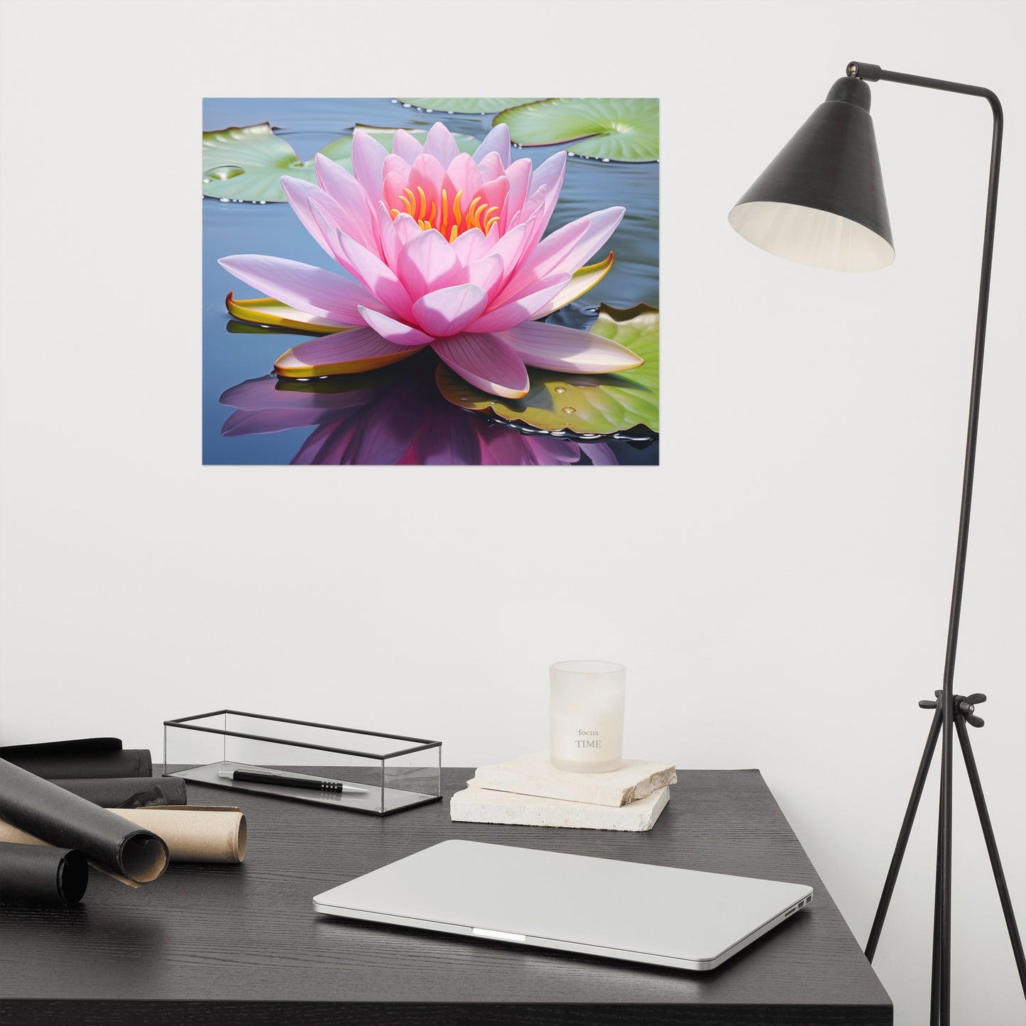 Lily Pad Dreams Illustration - Digital Artwork Loose Art Print