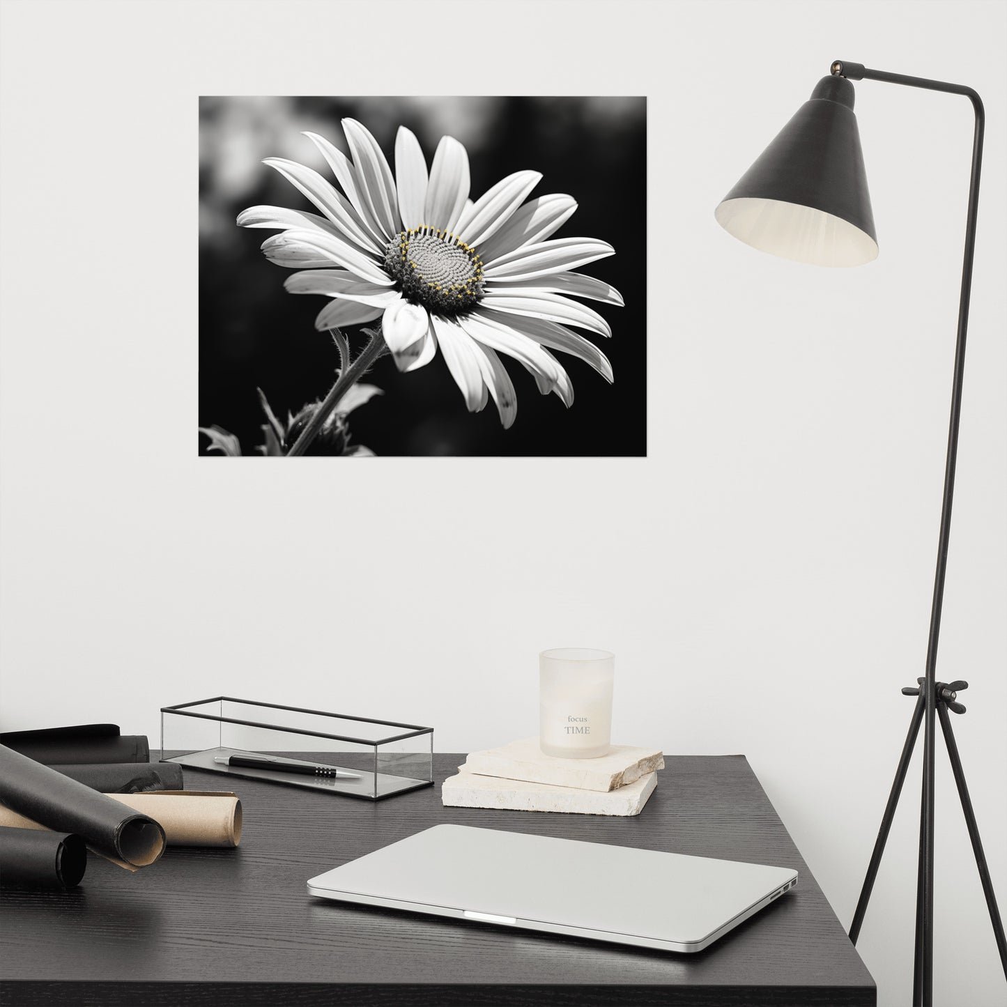 Simplicity's Beauty Photorealism - Digital Artwork Loose Art Print