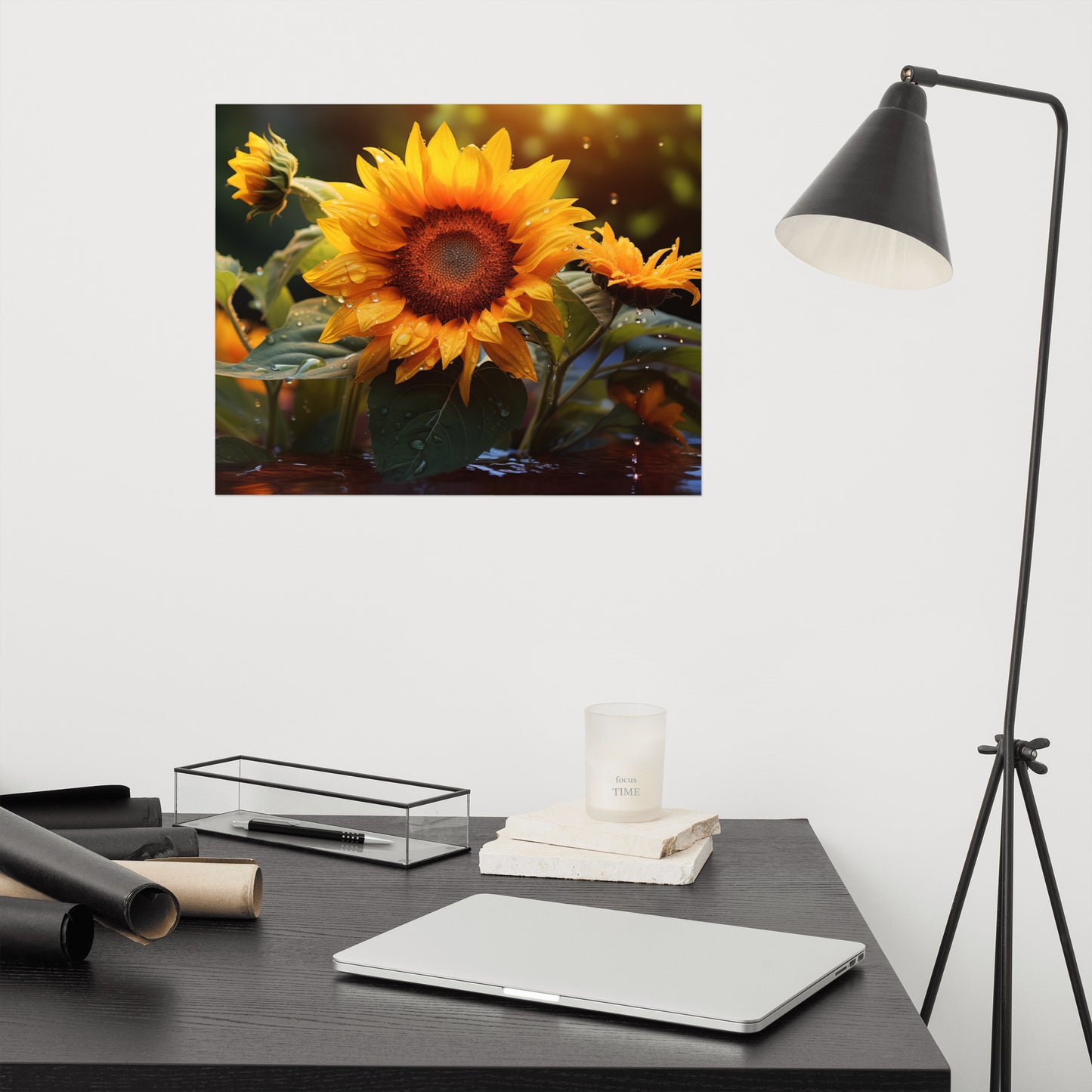 Sunlit Majesty Photorealism - Digital Artwork Loose Art Print