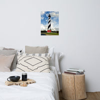 Cape Hatteras Lighthouse Landscape Photo Loose Wall Art Print