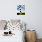 Cape Hatteras Lighthouse Landscape Photo Loose Wall Art Print