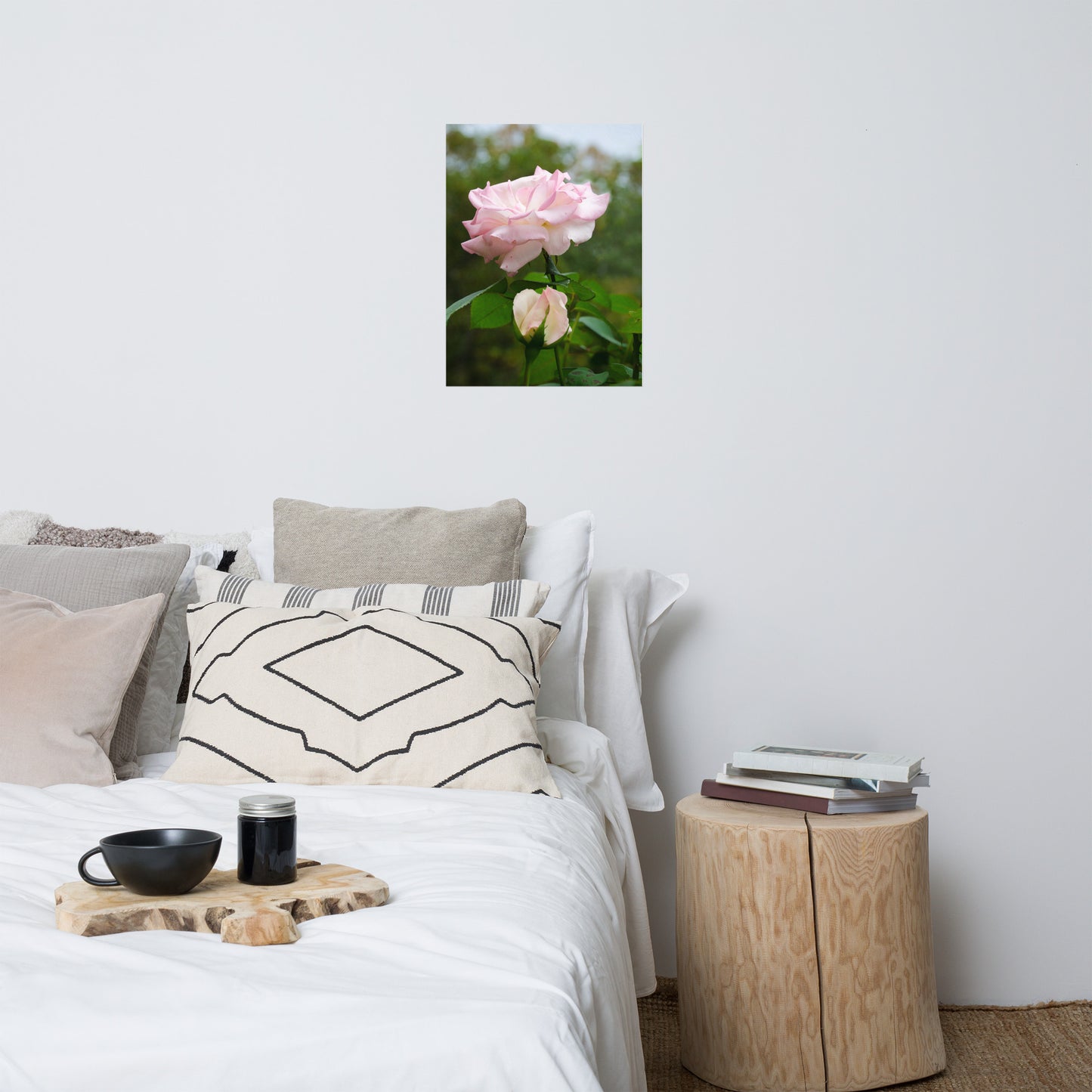 Botanical Flower Poster: Admiration Rose - Botanical / Floral / Flora / Flowers / Nature Photograph Loose / Unframed / Frameless / Frameable Wall Art Print - Artwork