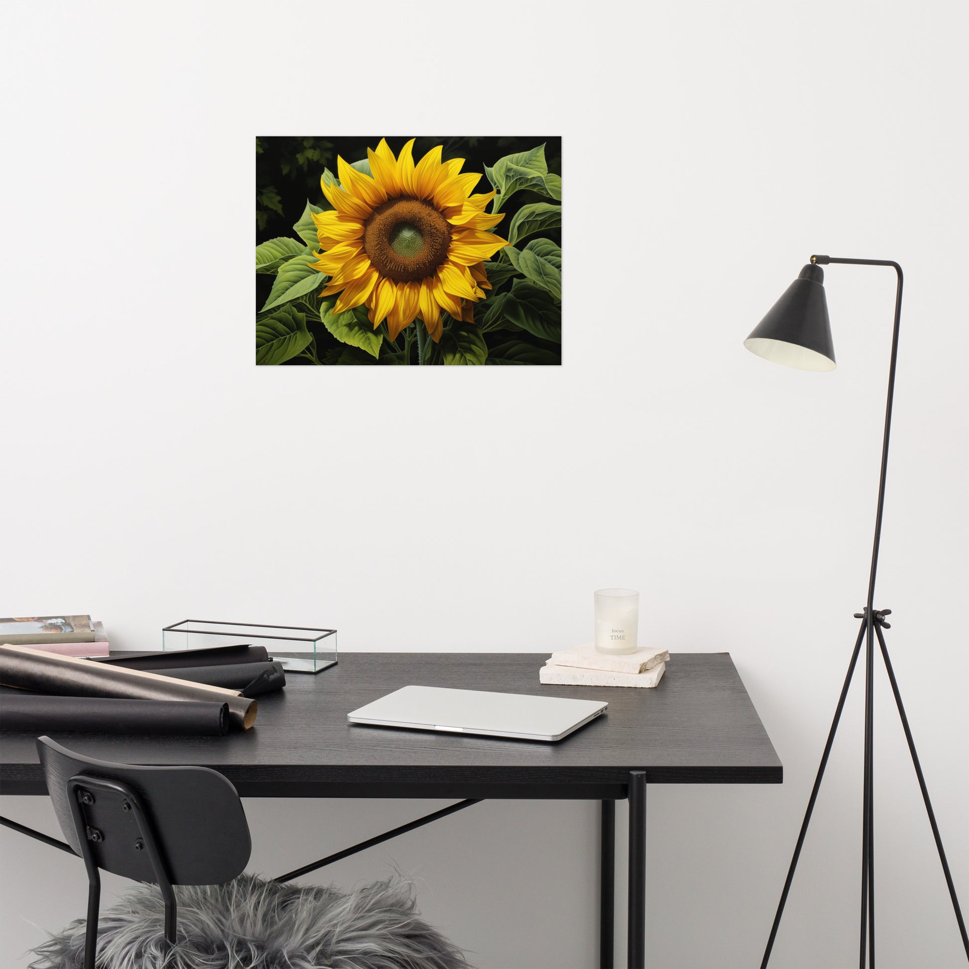 prints of sunflowers: "A Moment of Gold" Illustration Digital Artwork Loose Print