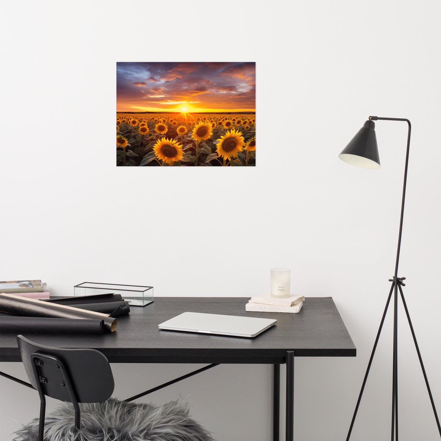 Field of Dreams Photorealism - Digital Artwork Loose Art Print