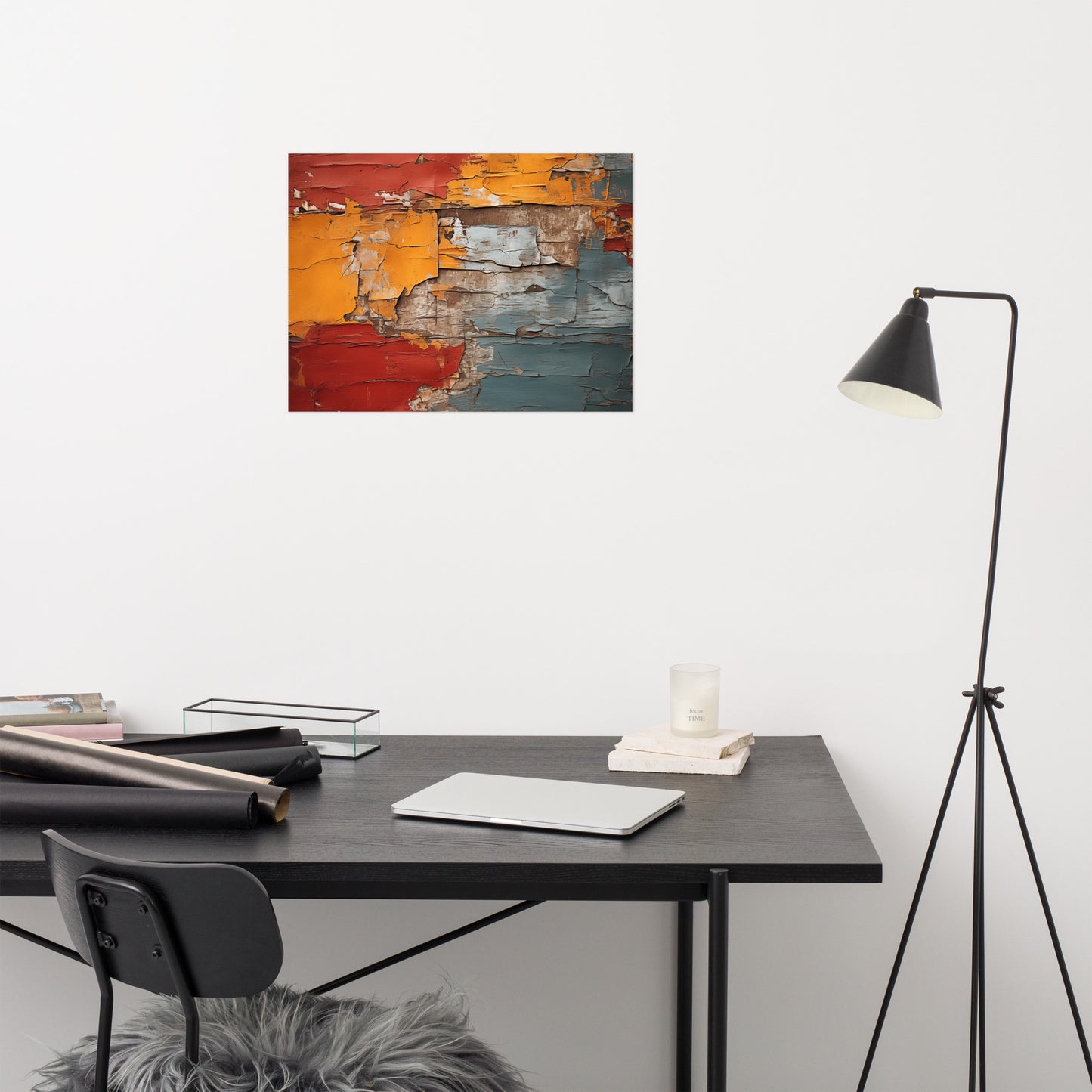 Layers of Time Photorealism - Digital Artwork Loose Art Print