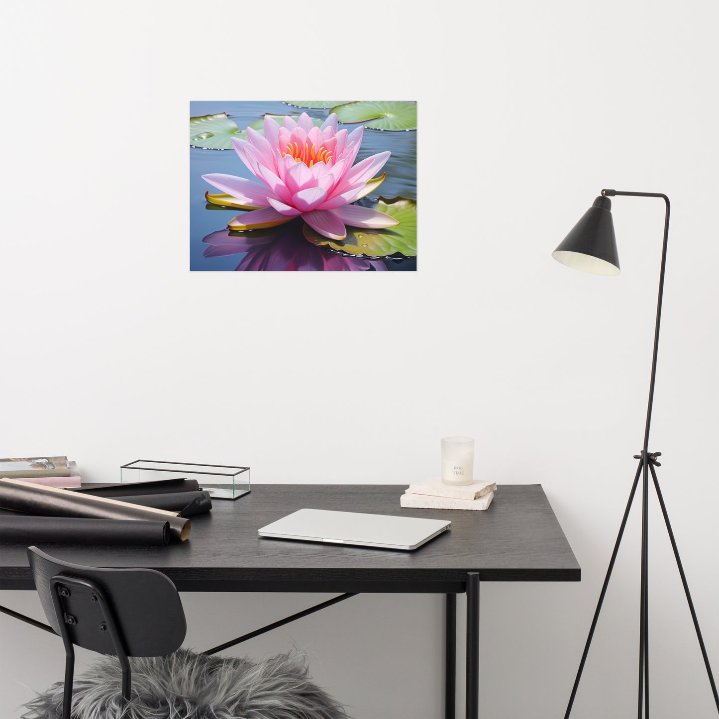 Lily Pad Dreams Illustration - Digital Artwork Loose Art Print